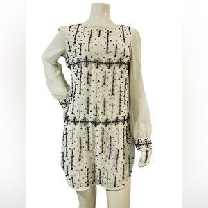 DIZZY LISSY BEADED PARTY COCKTAIL MINI DRESS SIZE S 💗